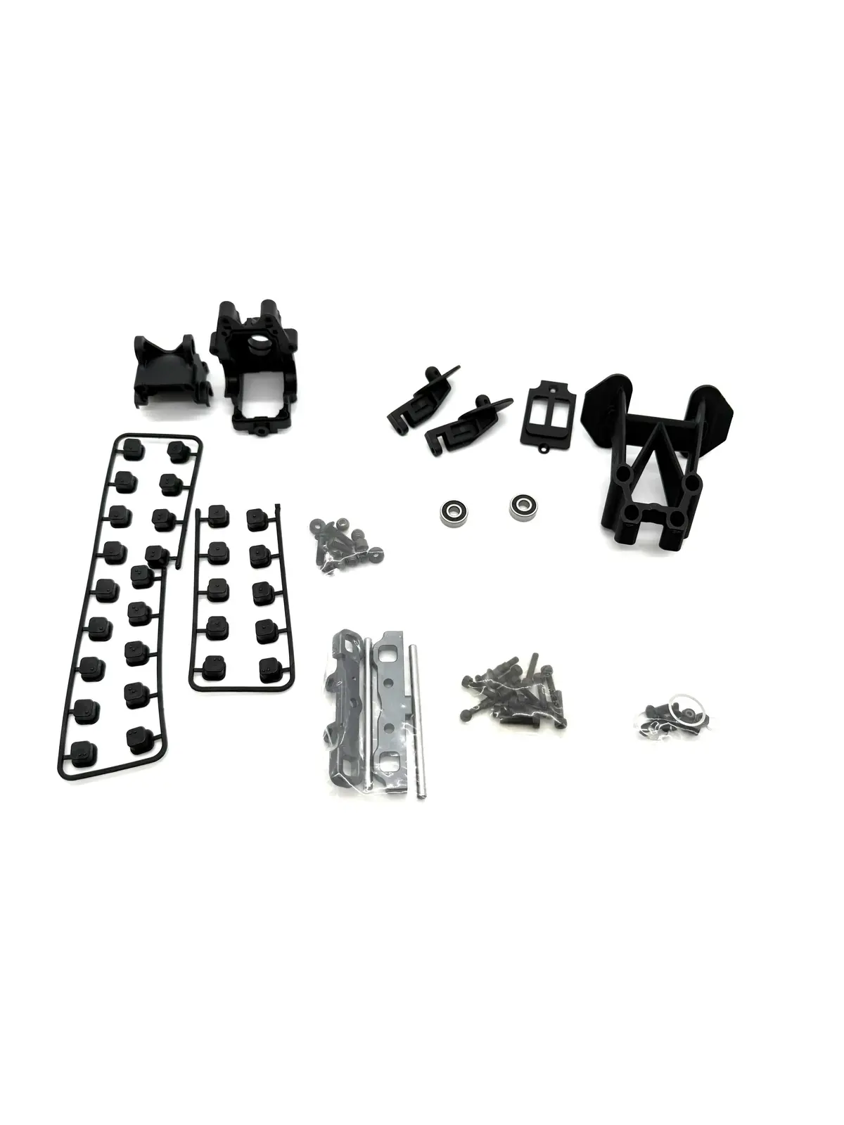 Partial Tekno Et48 2.2 Rear Suspension (Bag D&E) ( Gear Box, Hinge Pin Braces, Pins Tkr9605 1