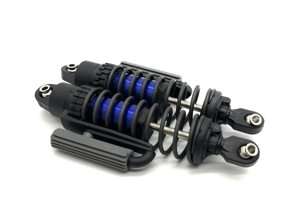 Sand Car Front Shocks (Gt Maxx Blue-Anodized Pair, Springs Traxxas 109076-4 1