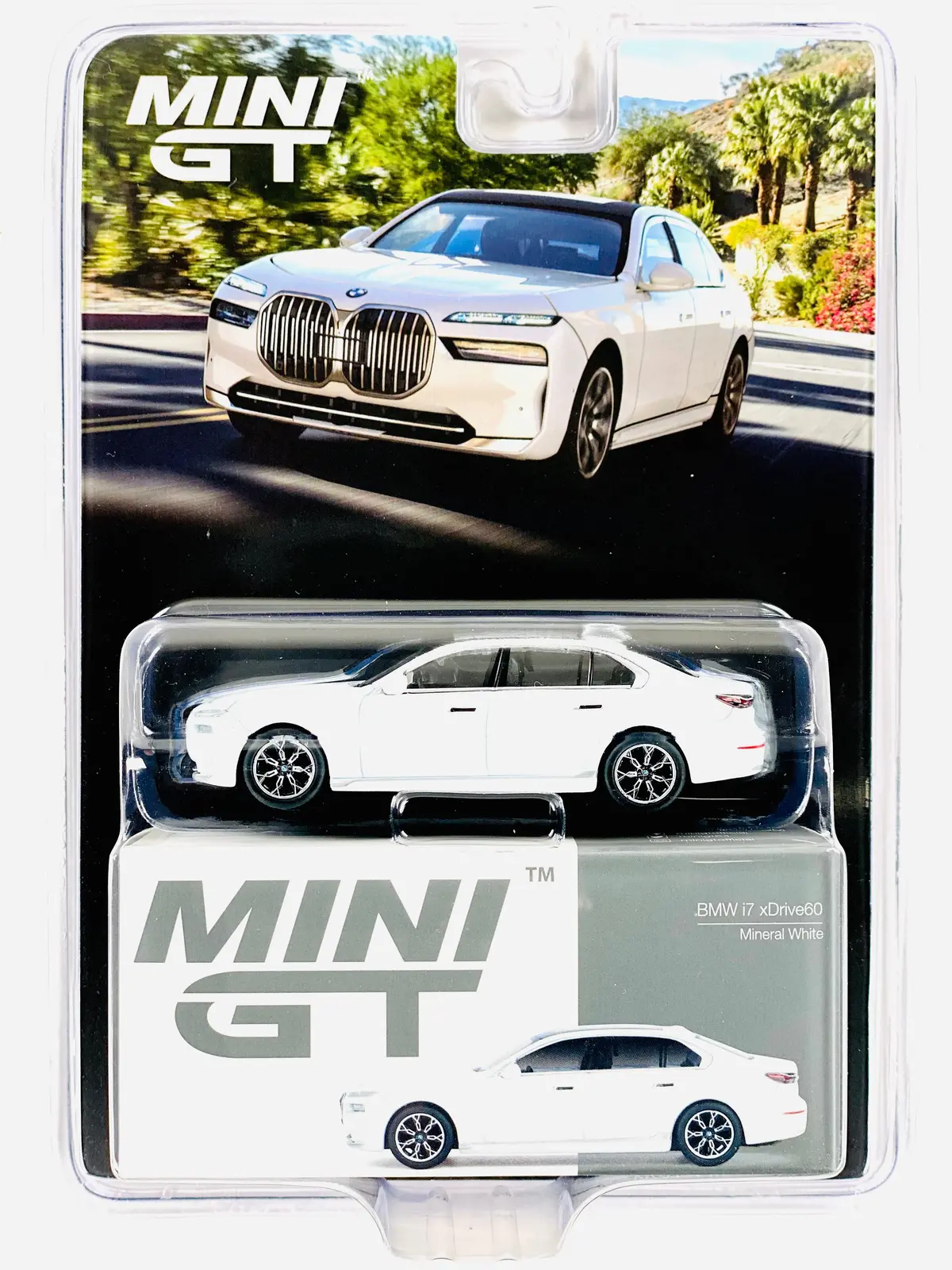 Mini Gt Mijo Exclusive Bmw I7 Xdrive60 Mineral White #819 1