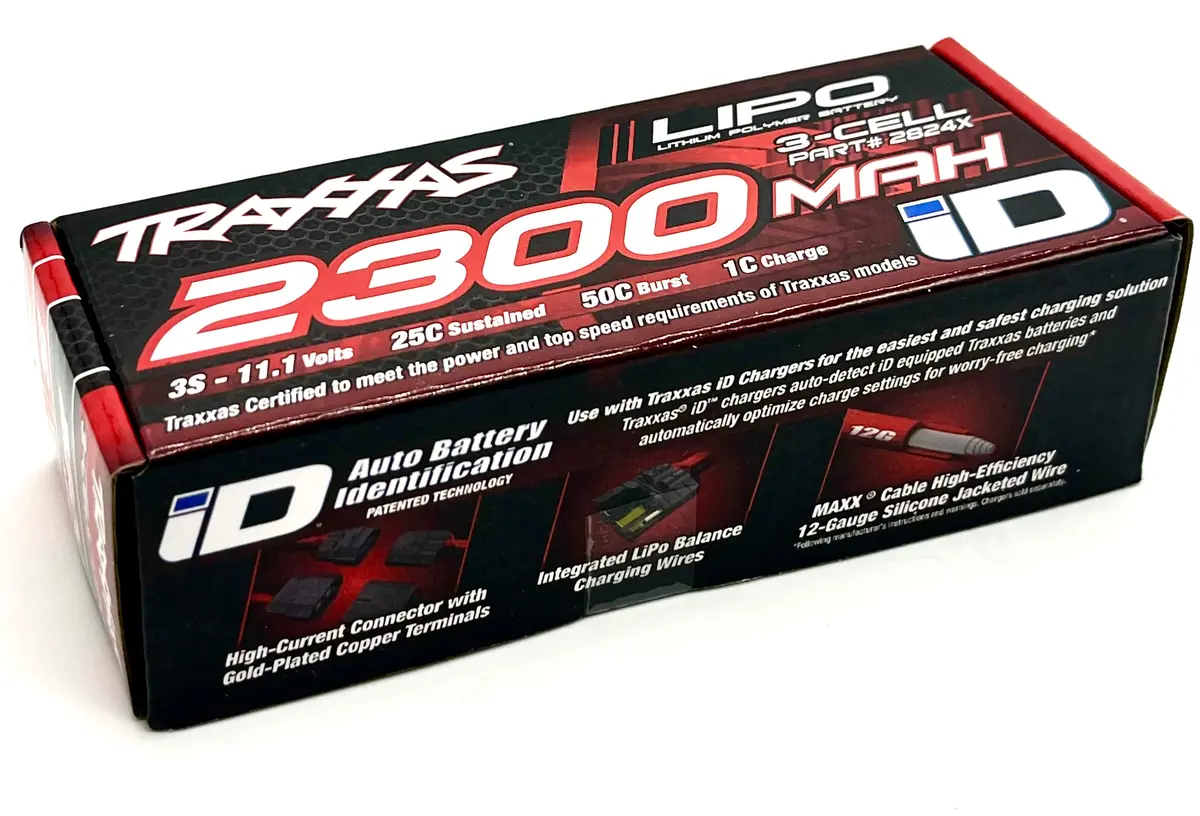 Mini-Xrt 11.1V 3S Lipo Battery (2300Mah 3-Cell 25C 2824X Traxxas 108076-1 1