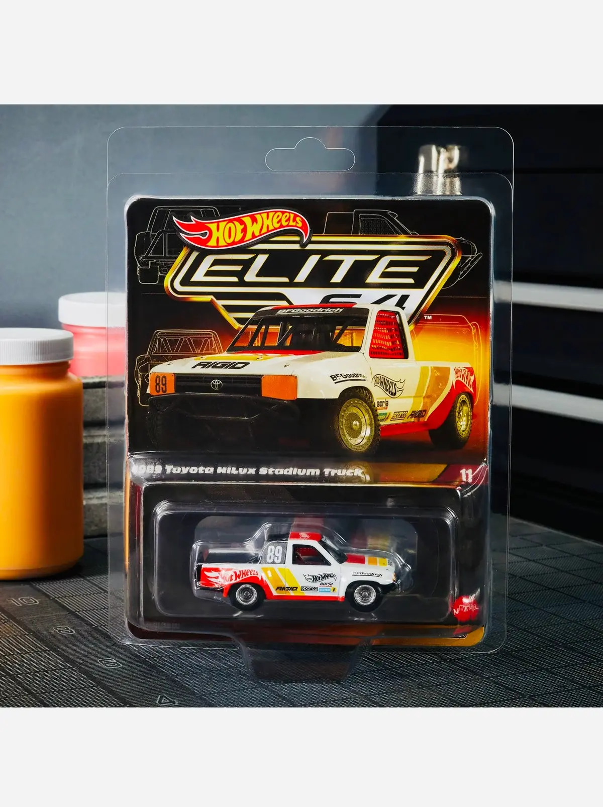 Hot Wheels 2025 Rlc Exclusive Elite 64 1989 Toyota Hilux Stadium Truck 1