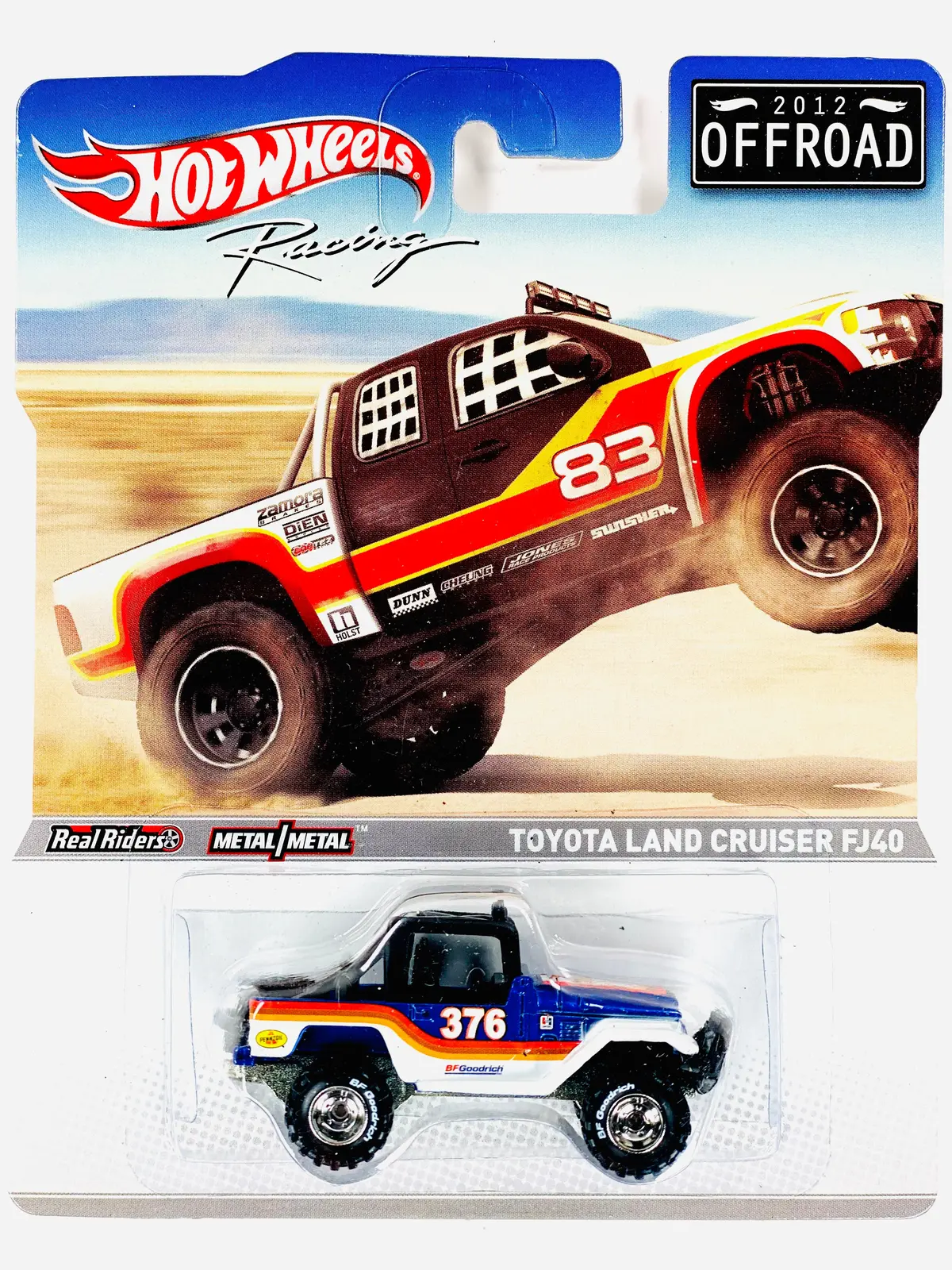 Hot Wheels 2012 Racing Offroad Toyota Land Cruiser Fj40 - Damaged Card 1