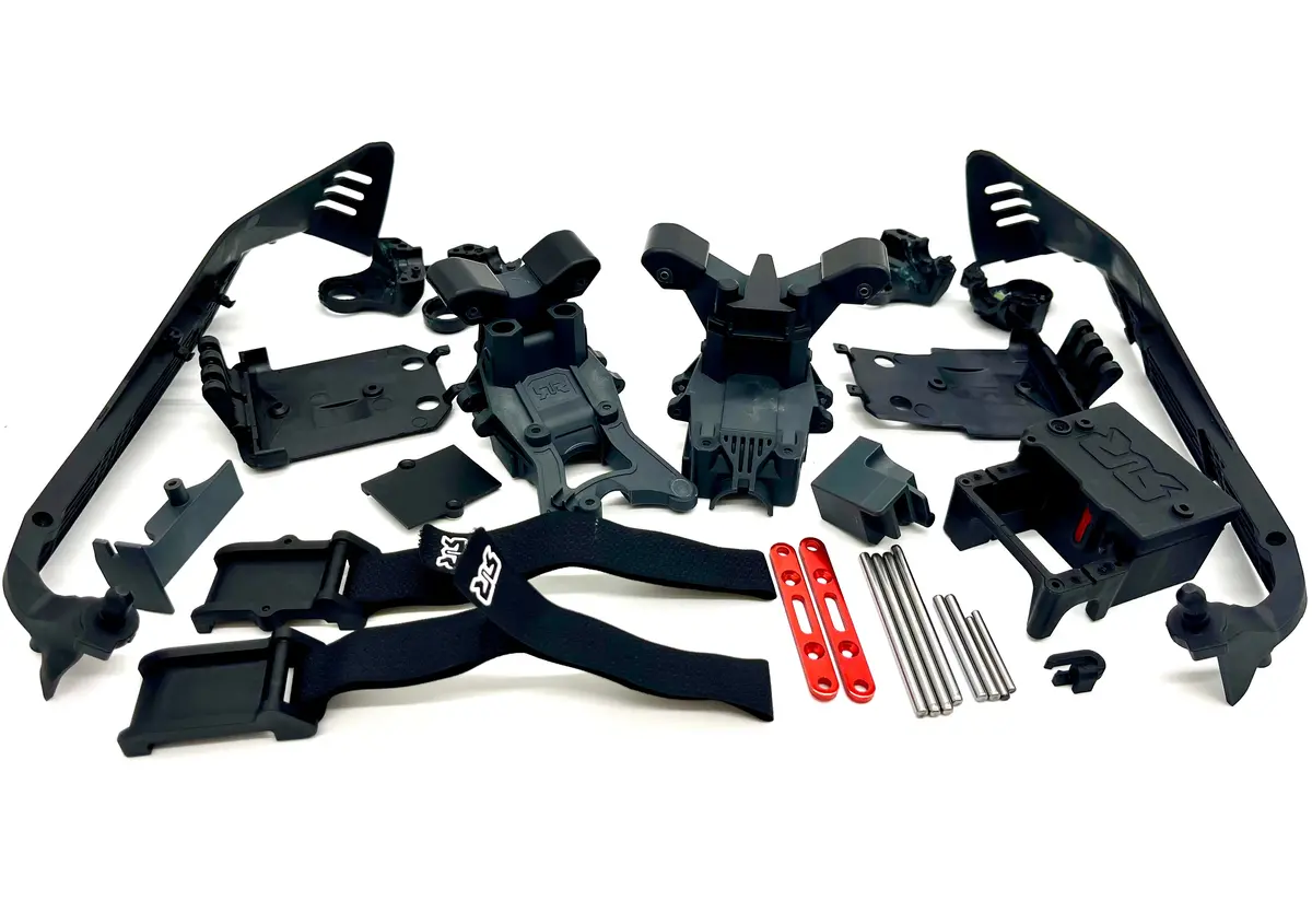 Arrma Typhon 4X4 223S - Side Guards (Body Mounts, Straps Towers Hinge Pins Bulkhead) Ara4306v4 1
