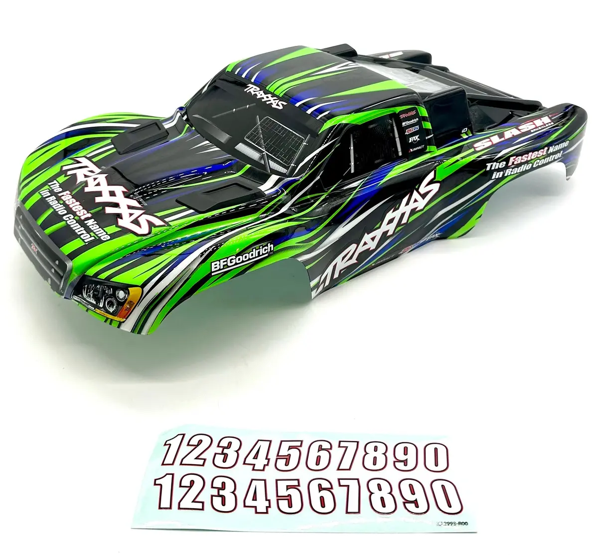 Fits Slash 2Wd Bl-2S - Body Shell (Green Black Blue Clipless 4X4  58334-4 1