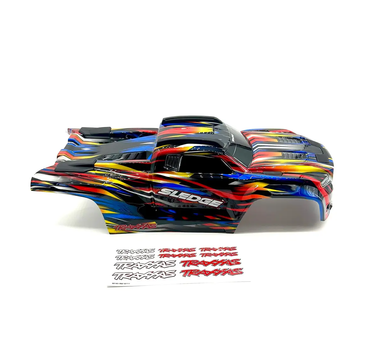 Fits Sledge - Body Shell (2024 Blue R&R Cover 9511-Blue, Roll Cage Traxxas 95096-4 1