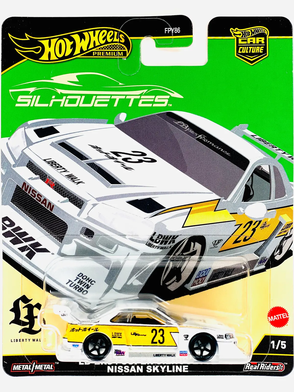 Hot Wheels 2025 Car Culture Silhouettes Lb-Er34 Super Silhouette Nissan Skyline 1