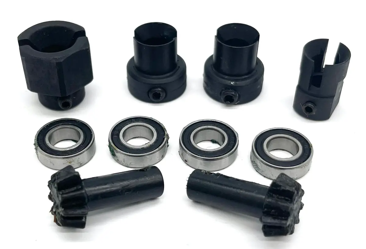 Savage X 4.6 Gt-6 Bevel Gear Set (9T) & Bearings & Drive Cups Flux Hp Xl Hpi #160100 1