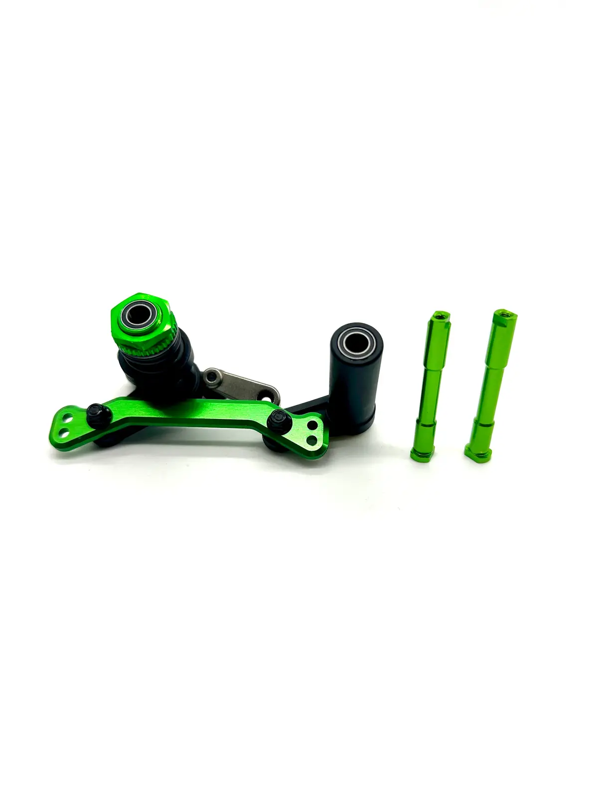 Fits Sledge - Steering Set (Green) Bellcrank Bearings Servo Saver Traxxas 95096-4 1