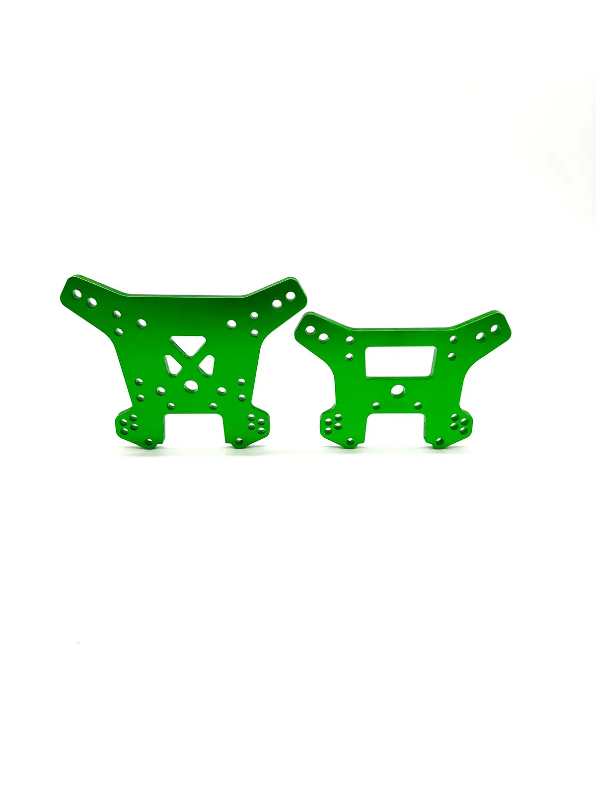 Fits Sledge - Towers (Front/Rear Shock Tower Aluminum Green Anodized Traxxas 95096-4 1