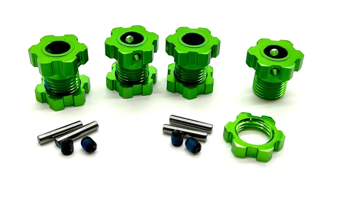 1/10 Maxx Ultimate - 17Mm Hex Hubs Green (Nuts Wheel Hubs Pins Screws 89087-4 1
