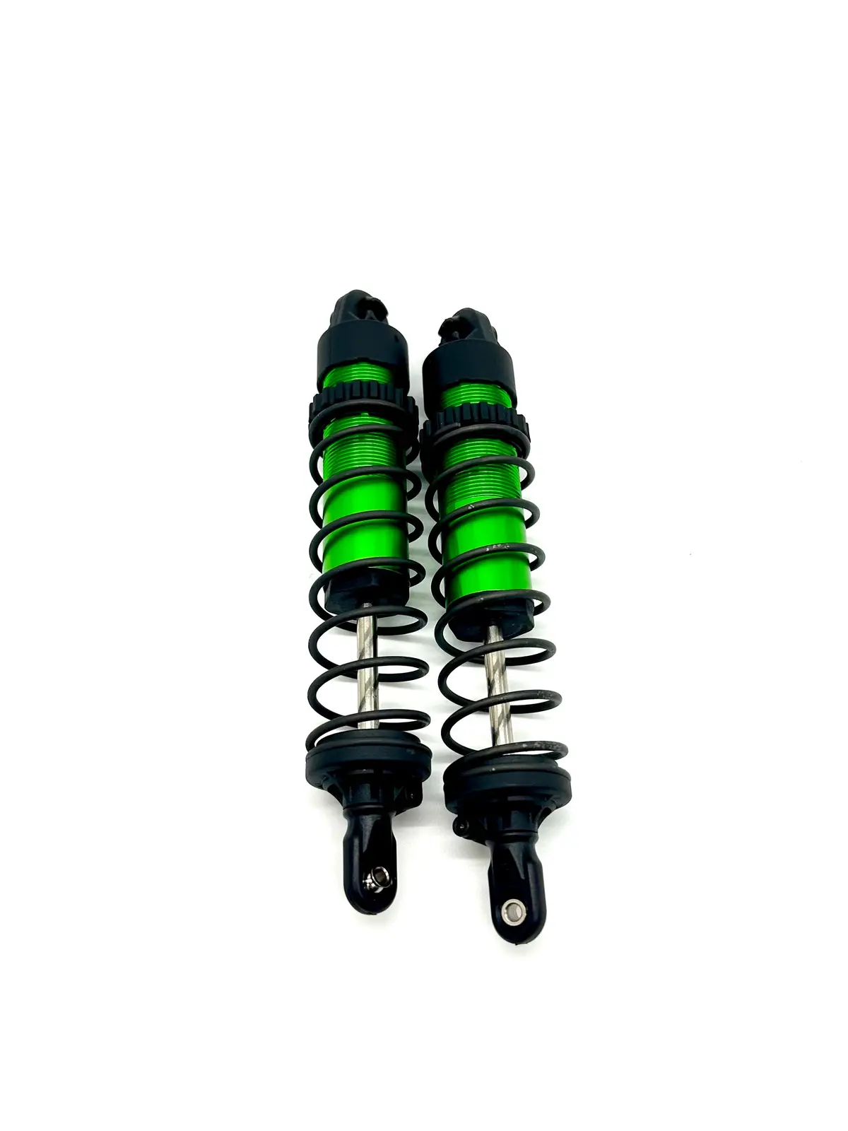 Fits Sledge - Rear Shocks Green (9661G Assembled Long Dampers Traxxas 95096-4 1
