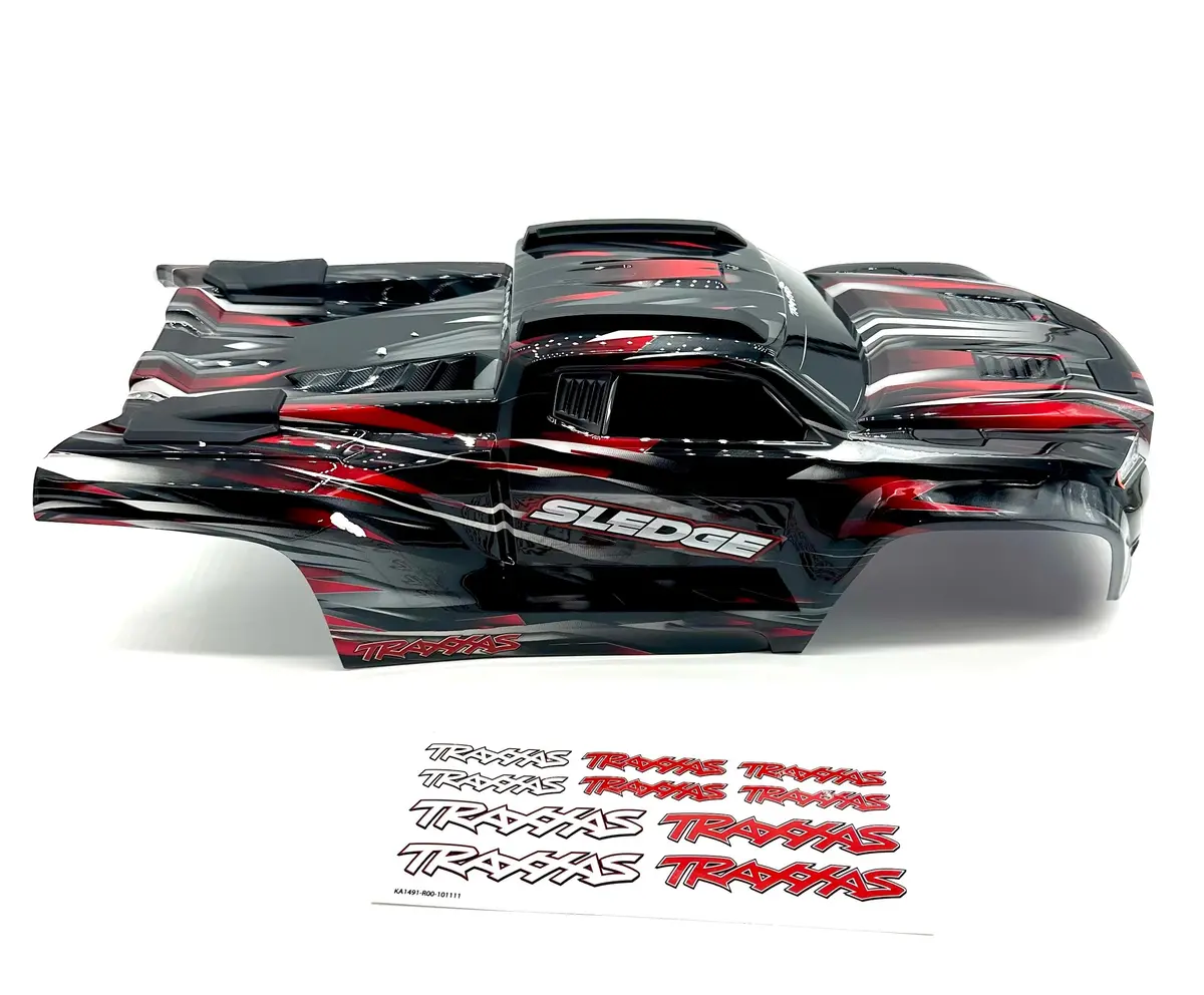 Fits Sledge - Body Shell (2024 Red Cover 9511-Red, Roll Cage Traxxas 95096-4 1
