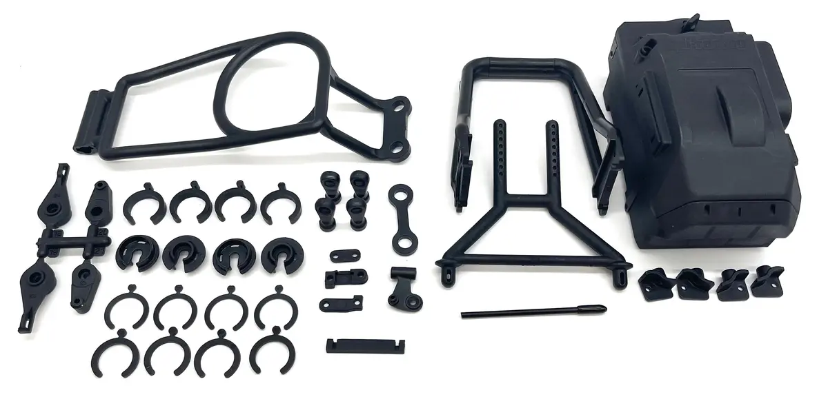 Savage X 4.6 Gt-6 Roll Bar & Battery/Receiver Box 85239 Hpi 160100 1