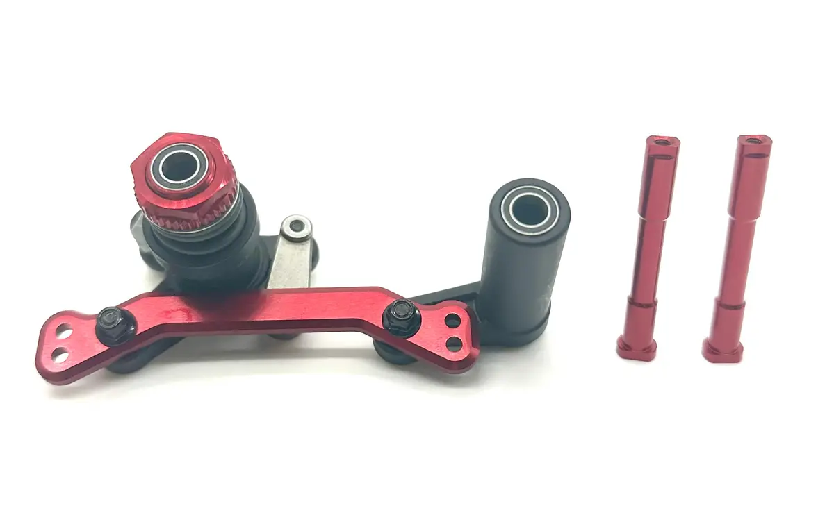 Fits Sledge - Steering Set (Red) Bellcrank Bearings Servo Saver Traxxas 95096-4 1