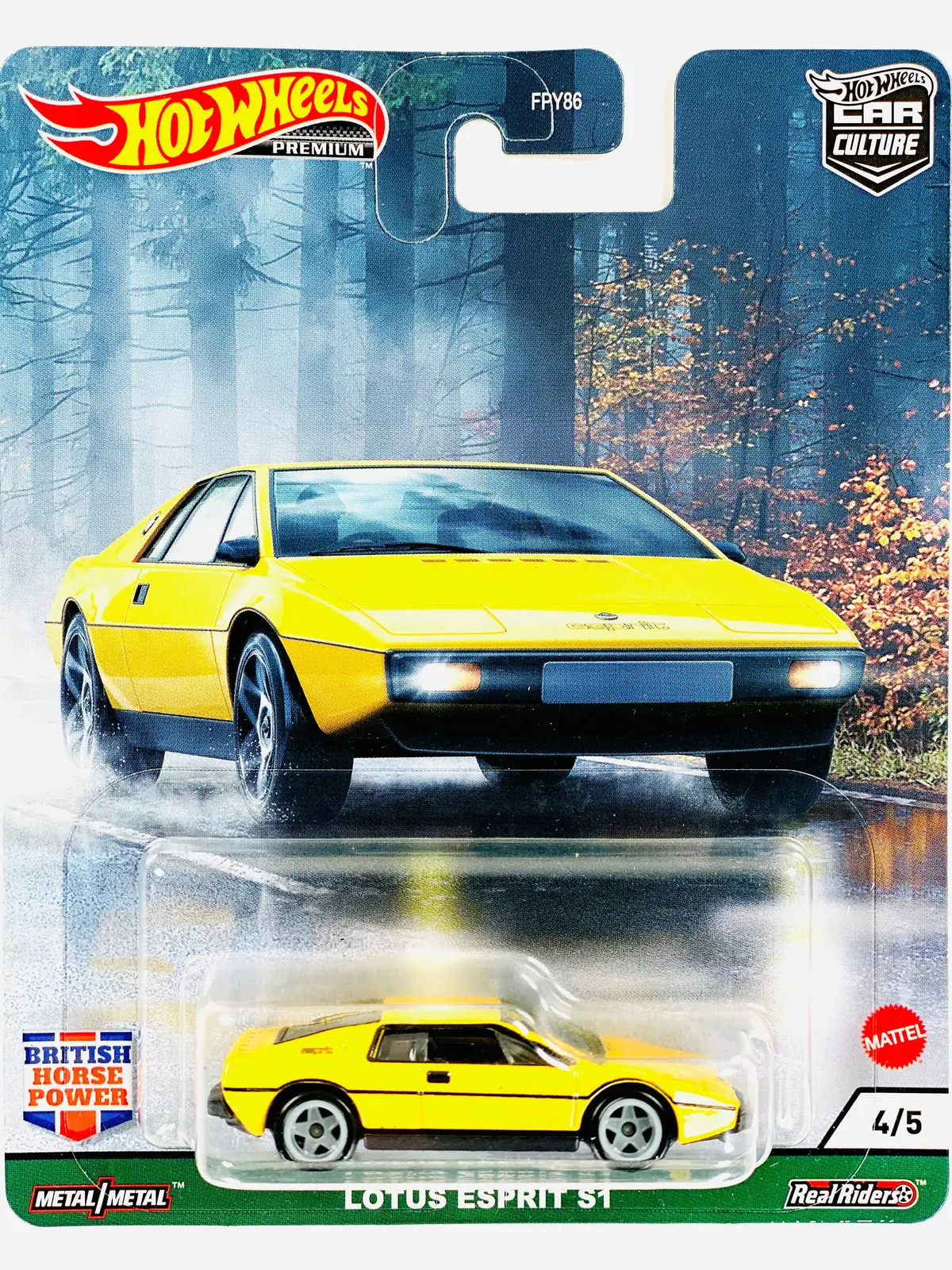Hot Wheels 2021 Car Culture British Horse Power Lotus Esprit S1 1