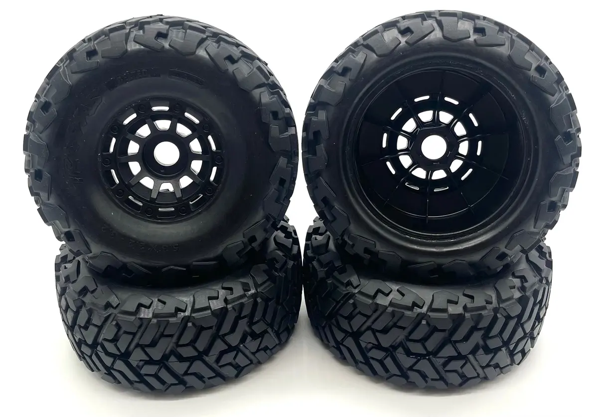 Maxx Slash Wheels & Tires Belted (Factory Glued Assembled (Set 4) Traxxas 102076-4 1