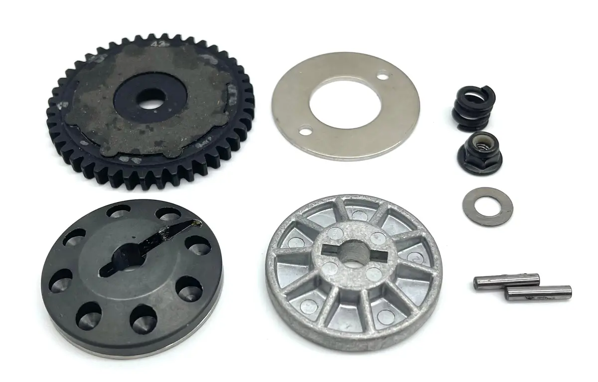 Savage Xl Flux V2 Spur Gear Slipper Hub Pad Clutch Spring 43T Hpi 160103 1