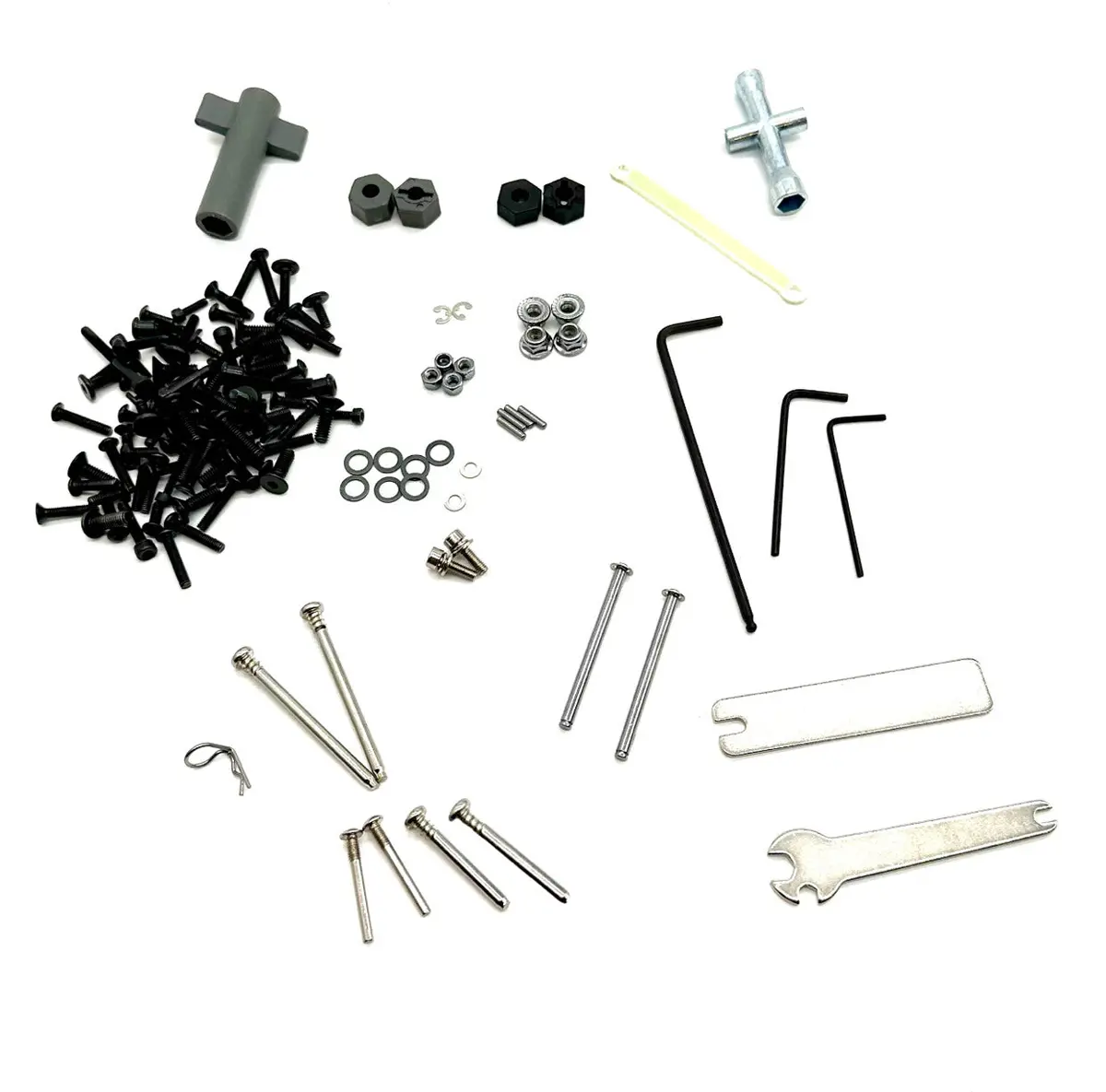 Fits Slash 2Wd Bl-2S - Screws & Tools Set Wheel Nuts Suspension Pins  58334-4 1