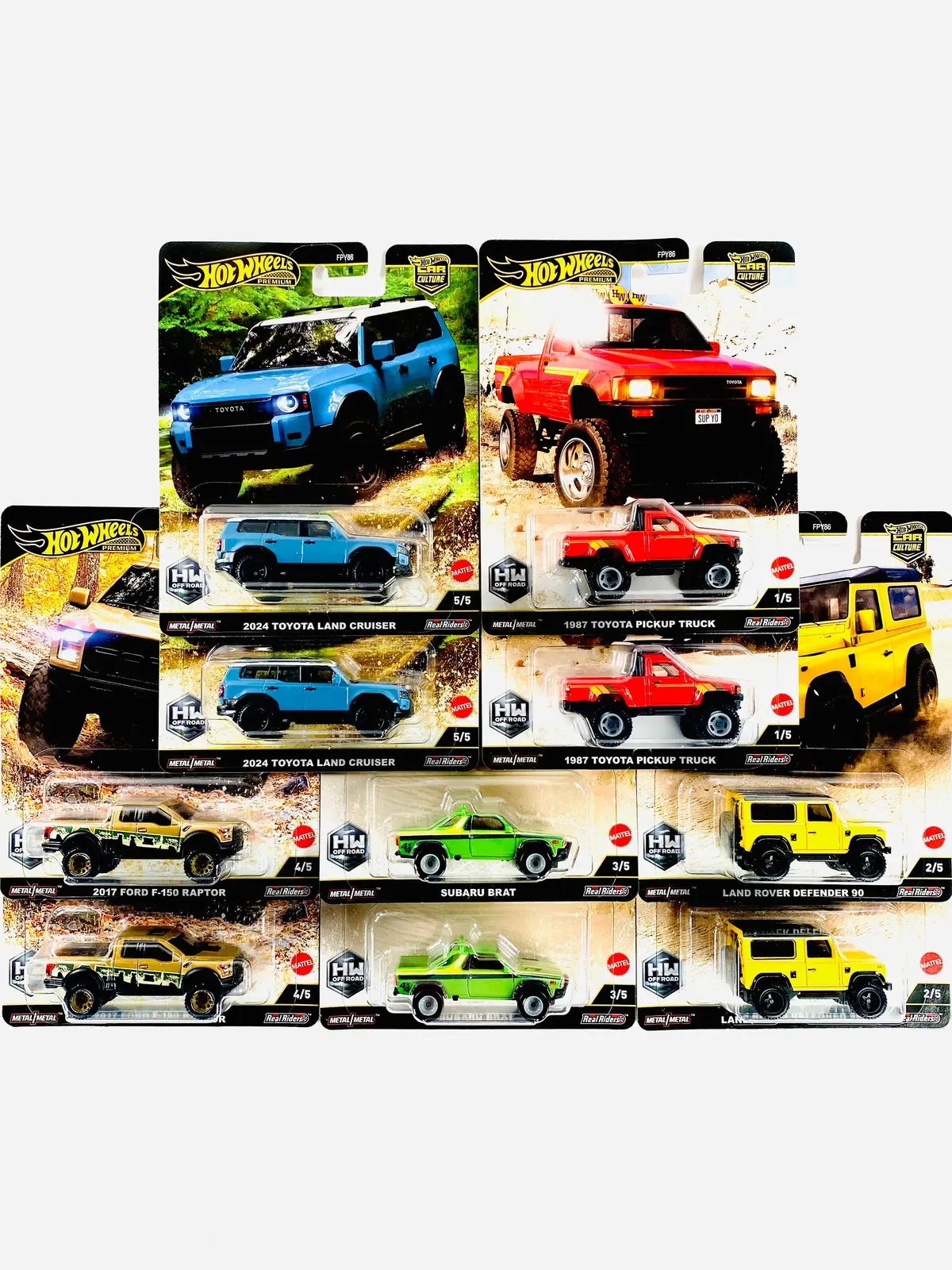Hot Wheels 2025 Car Culture Off Road Factory Sealed Case H (10 Cars) 1