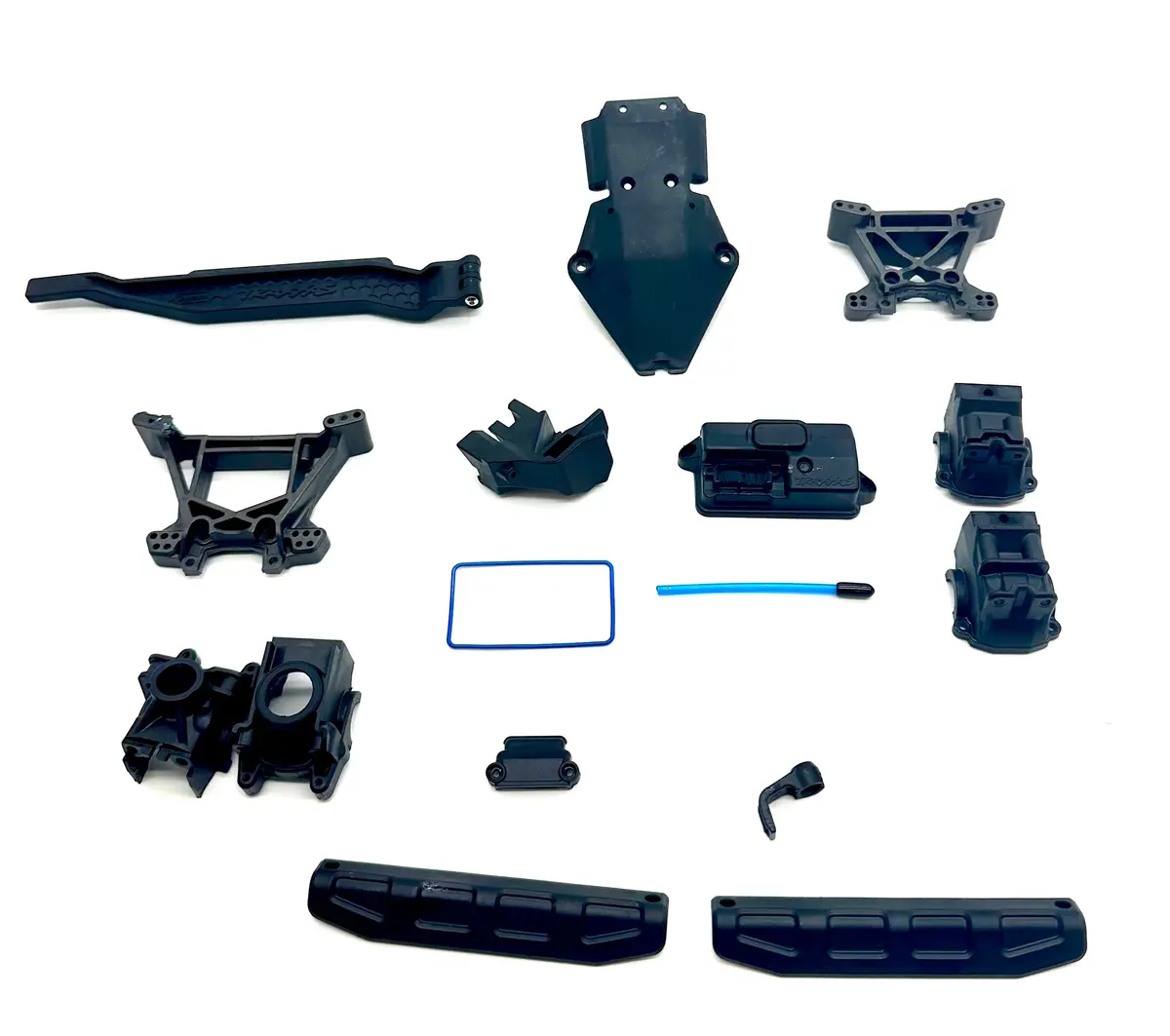 Stampede 4X4 Vxl Receiver Box, Diff Housing, Bulkhead Shock Towers Hoss 90376-4 1