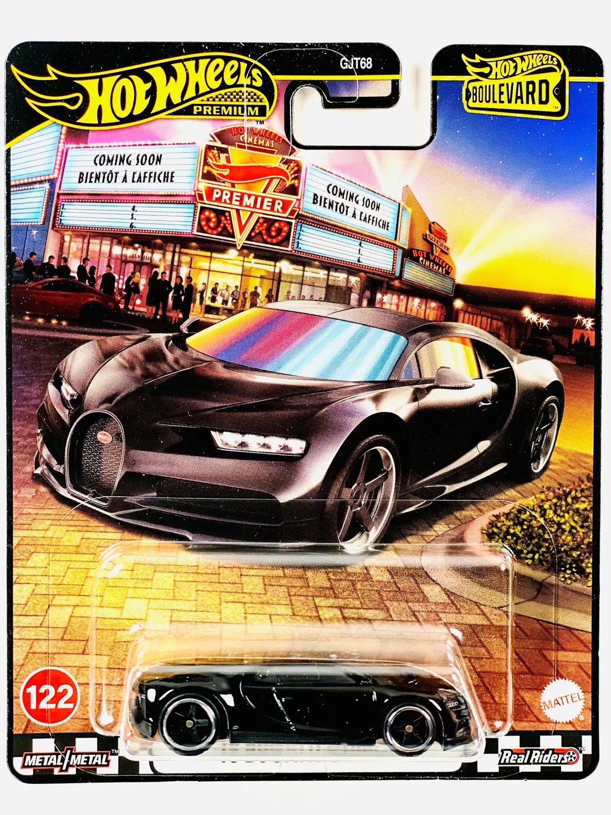 Hot Wheels 2025 Boulevard '16 Bugatti Chiron #122 - Damaged Card 1