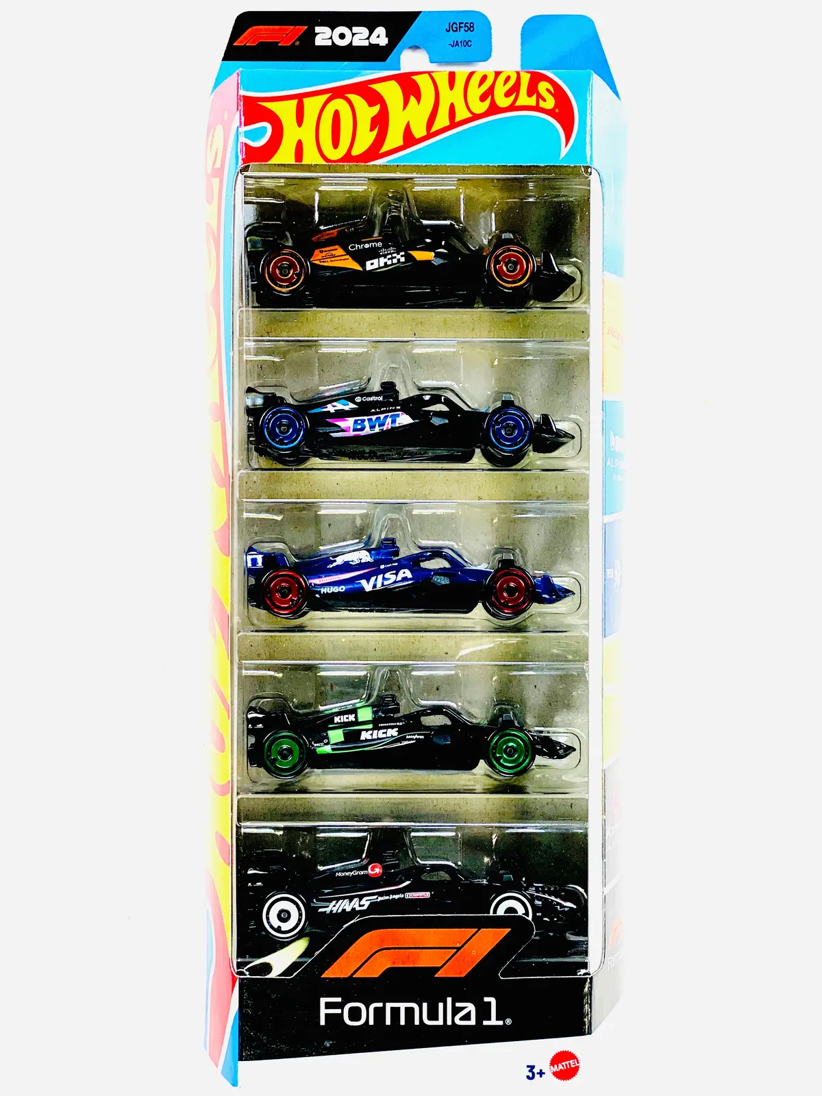 Hot Wheels Race Team 5-Pack Formula 1 F1 Racing 1