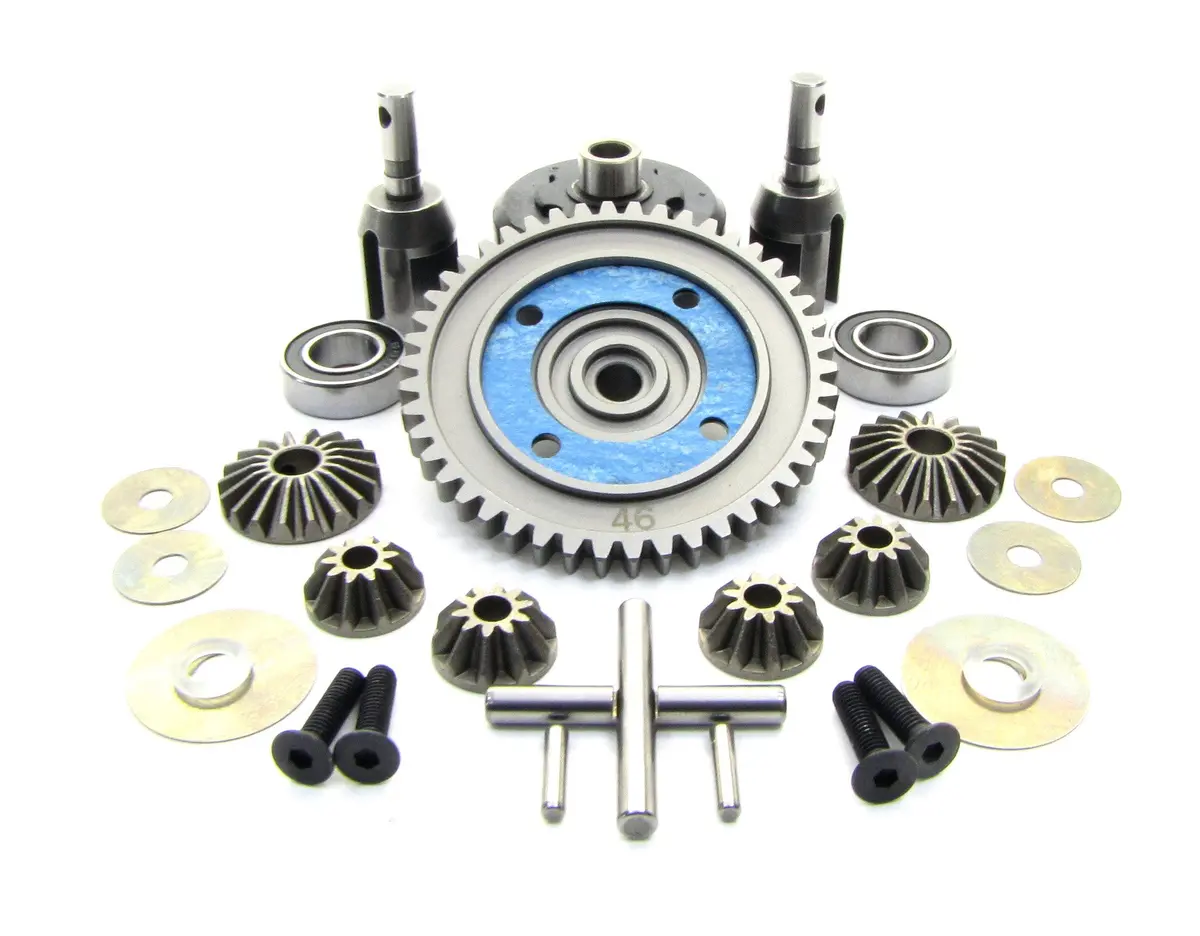 Mbx7tr Center Differential 46T Steel Spur Gear Truggy Mugen Muge2019 1