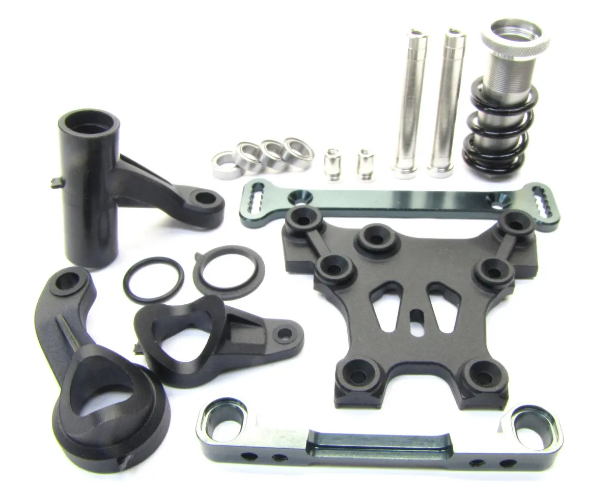 Mbx7tr Steering Set (Bell Crank Post Servo Saver Plate Mugen Mbx6t Muge2019 1