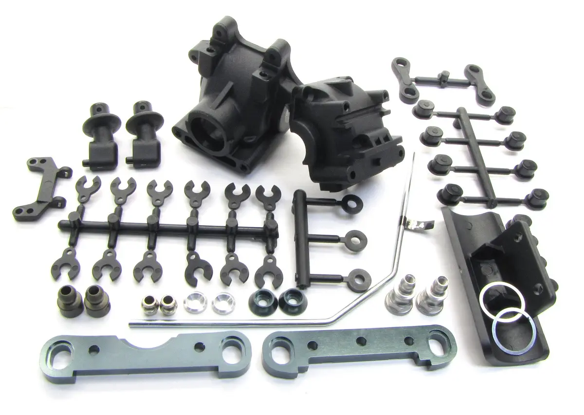 Mbx7tr Front Suspension Set Sway Bulkhead Braces Arm Mount Mugen Mbx6tr Muge2019 1