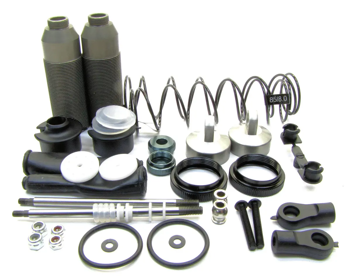 Mbx7tr Rear Shocks Kit (Damper Set) Big Bore Mugen Buggy Mbx7 Mbx6tr Muge2019 1