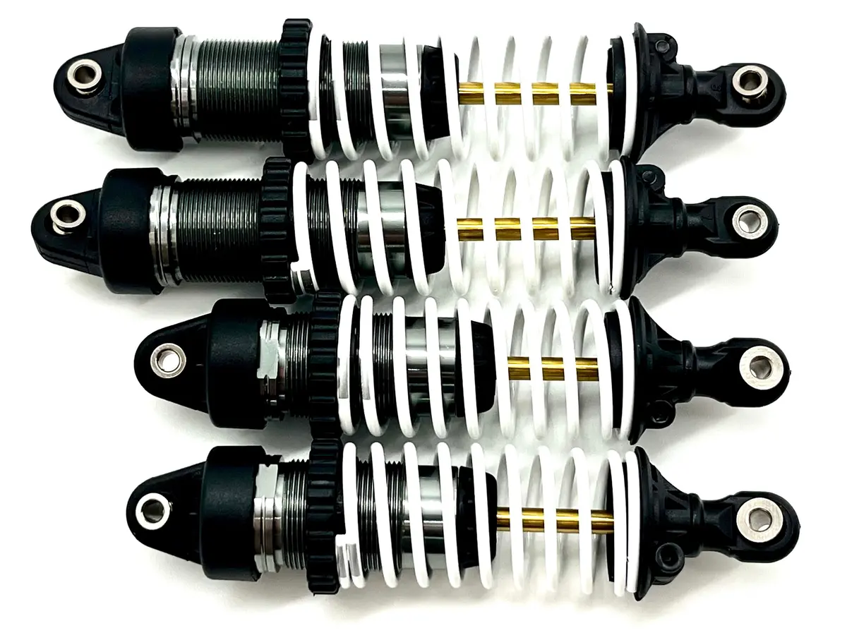 Raptor R Ultimate Shocks Dampers Spacers, F&R 7461X, 7462X, 5431 Springs Traxxas 101177-4 2
