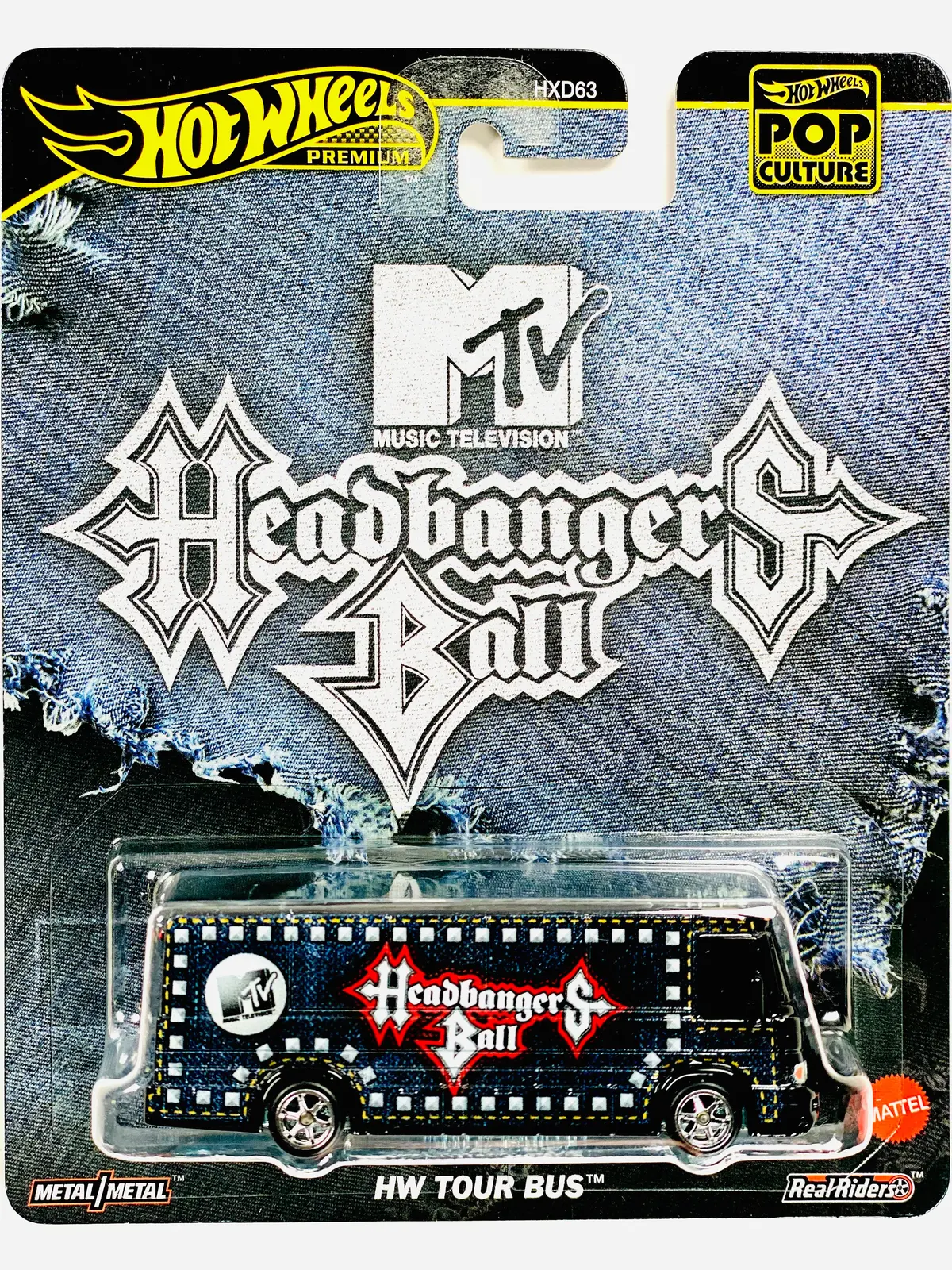 Hot Wheels 2025 Pop Culture Case K Mtv Headbangers Ball Hw Tour Bus 1