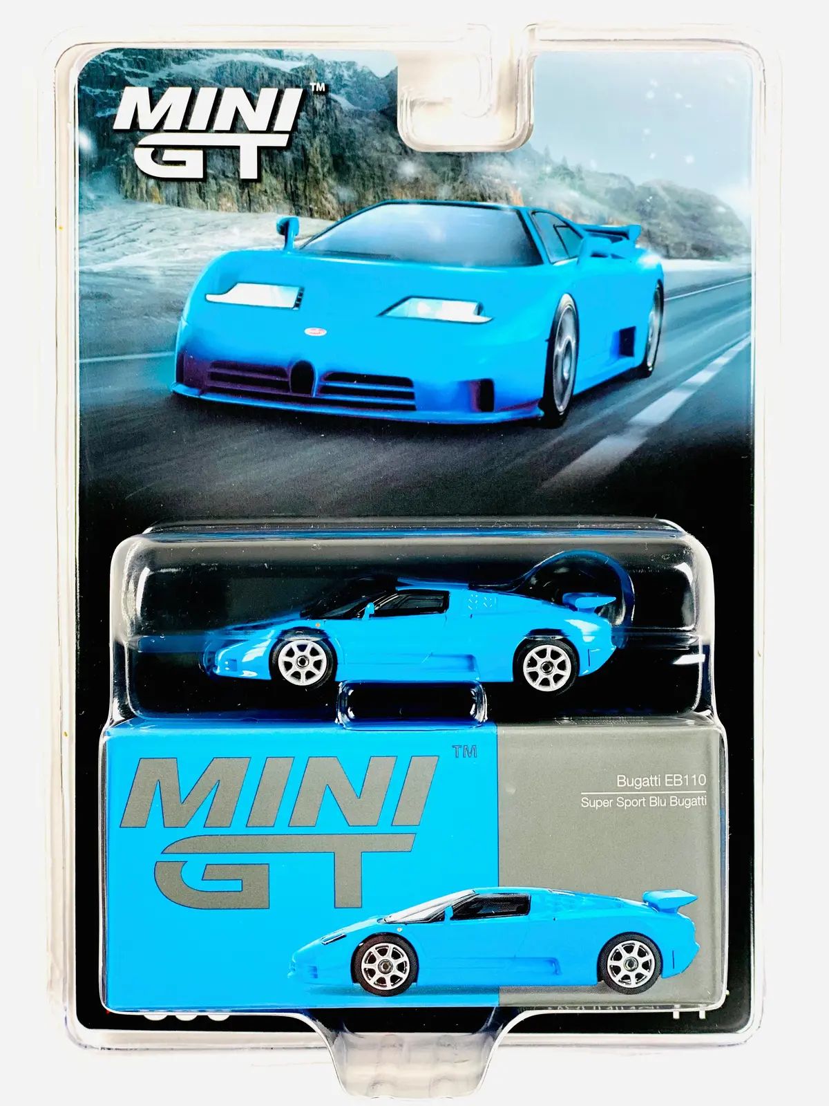 Mini Gt Mijo Exclusive Bugatti Eb110 Super Sport Blue #890 1