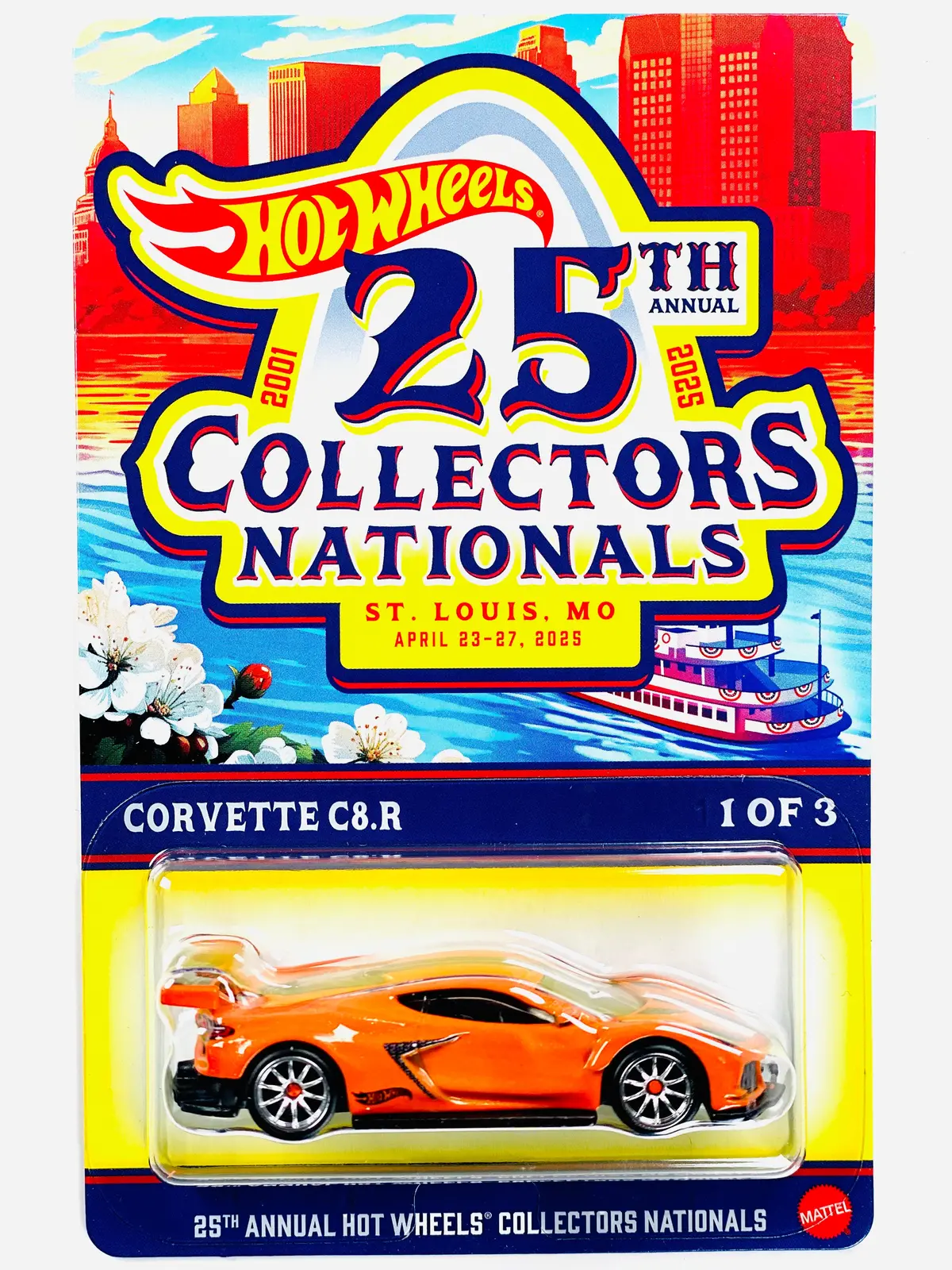 Hot Wheels 2025 25Th Annual Collectors Nationals Convention St. Louis, Mo Corvette C8.R 1
