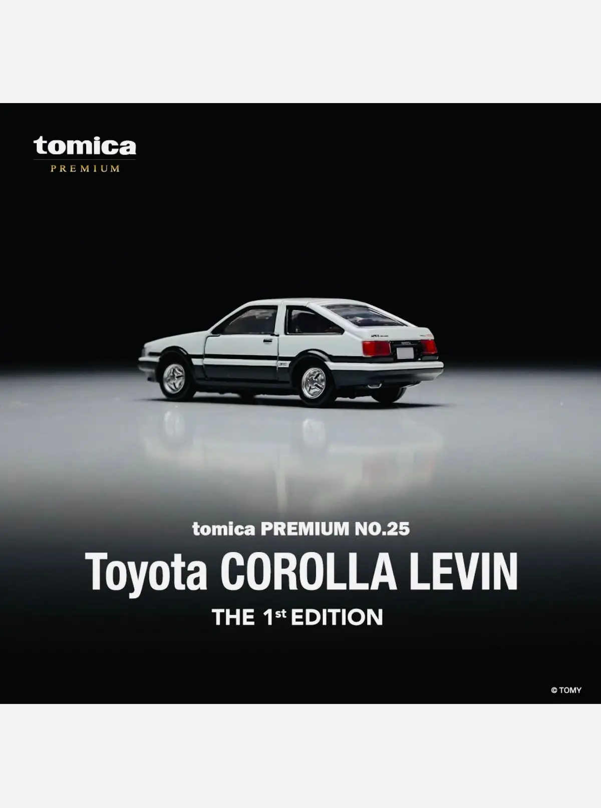 Tomica Factory Sealed Toyota Corolla Levin White #25 1