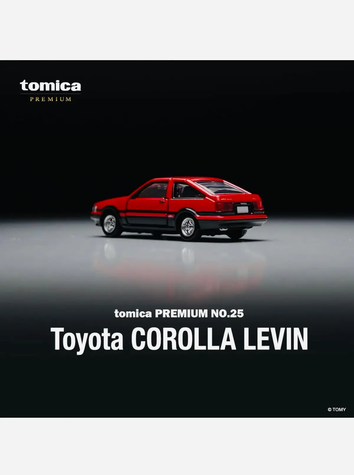 Tomica Factory Sealed Toyota Corolla Levin Red #25 1