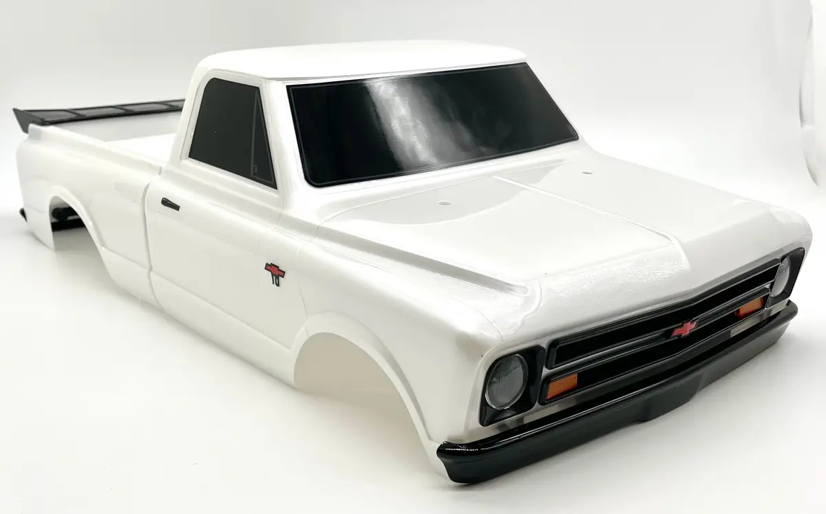 Drag Slash - Body Chevrolet C10 (White Complete W/Decals 9411T 94076-4 1