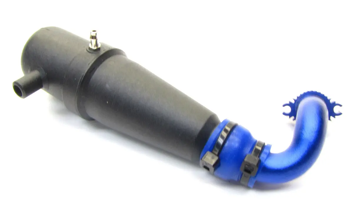 Nitro Rustler - Tuned Pipe, Header, Exhaust Assembled 44096-3 1