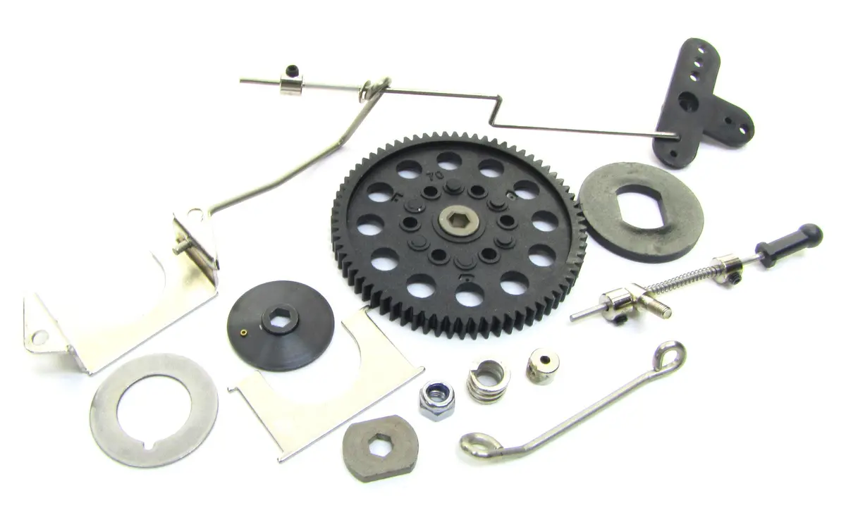 Nitro Rustler - Spur Gear Set (Linkage Throttle Brake Slipper Clutch 44096-3 1