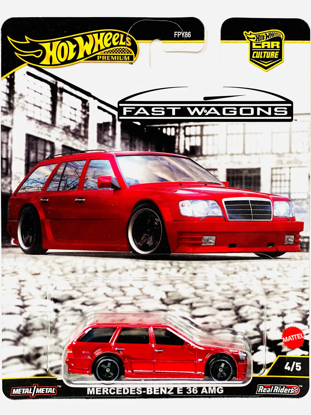 Hot Wheels 2025 Car Culture Fast Wagons Mercedes-Benz E 36 Amg 1