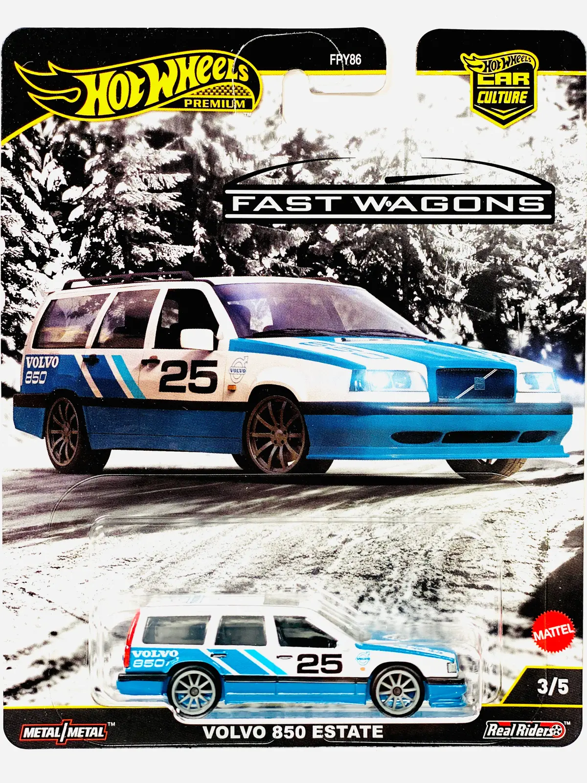 Hot Wheels 2025 Car Culture Fast Wagons Volvo 850 Estate 1