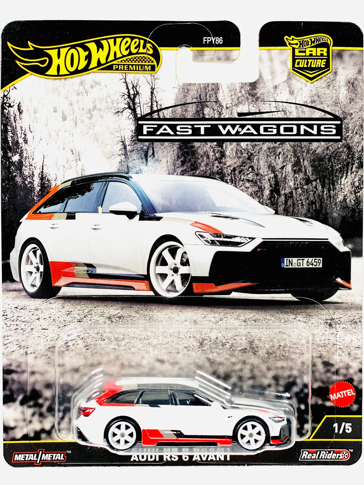 Hot Wheels 2025 Car Culture Fast Wagons Audi Rs 6 Avant 1