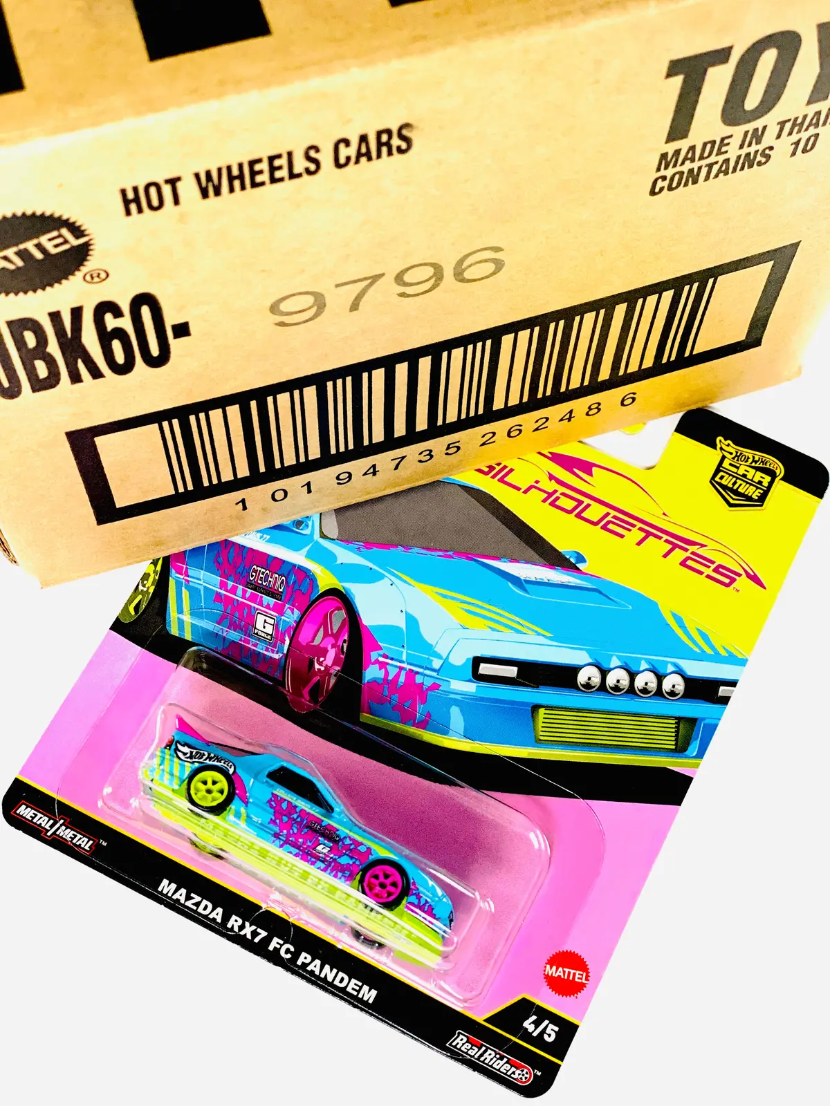 Hot Wheels 2025 Car Culture Mazda Rx7 Fc Pandem Factory Sealed Solid Pack (10 Cars) 1