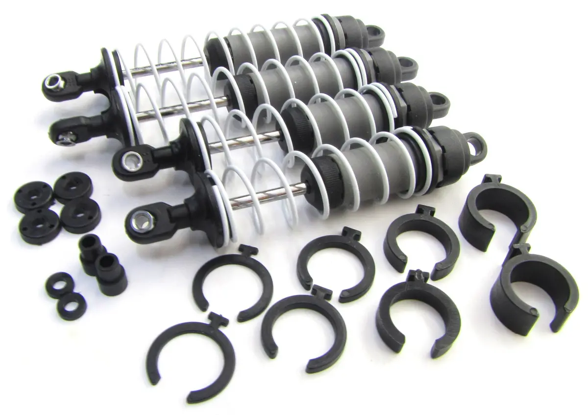 Nitro Rustler - Front & Rear Shocks (Assembled Dampers Rally Slash 4X4 44096-3 1
