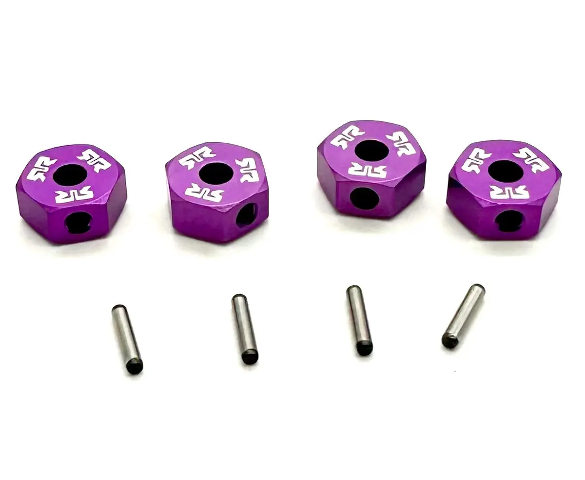 Arrma Mini Kraton 3S - Wheel Hex, Aluminum 12Mm (Purple) Typhon Ara2508s 1