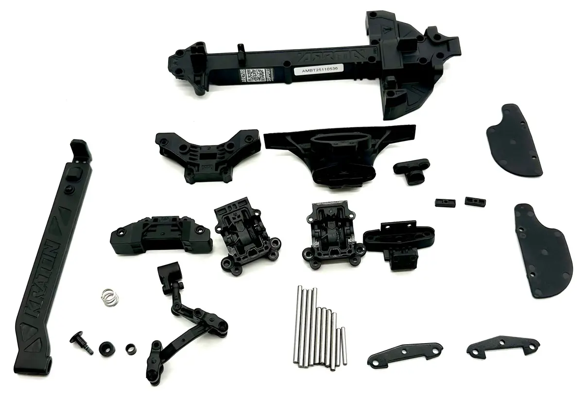 Arrma Mini Kraton 3S - Plastic Set, Bumpers, Top Deck, Pins, Braces Ara2508s 1