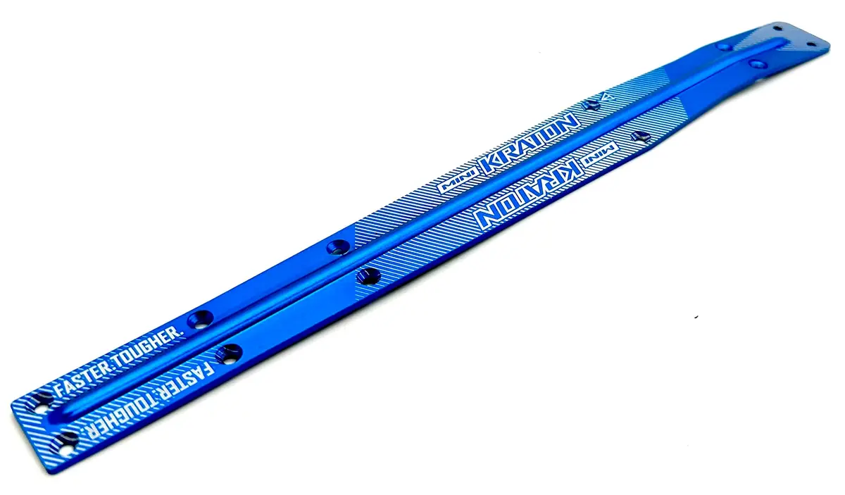 Arrma Mini Kraton 3S - Bash Bar, Aluminum Chassis Annodized Blue Ara2508s 1
