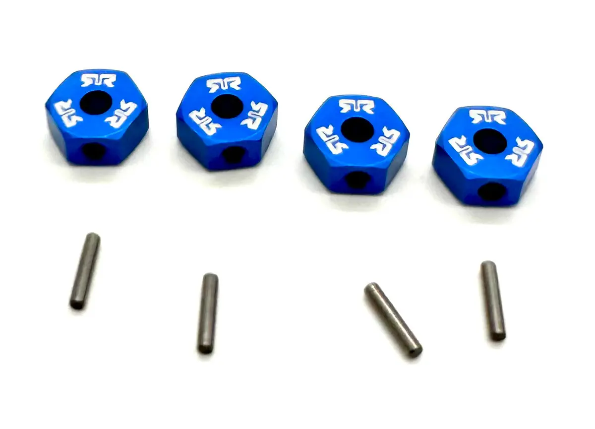 Arrma Mini Kraton 3S - Wheel Hex, Aluminum 12Mm (Blue) Typhon Ara2508s 1