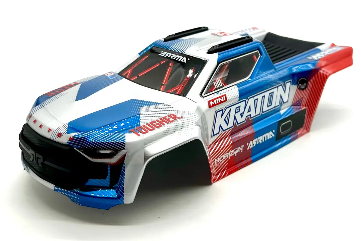 Arrma Mini Kraton 3S - Body Shell Red/Blue) Cover Ara2508s 1