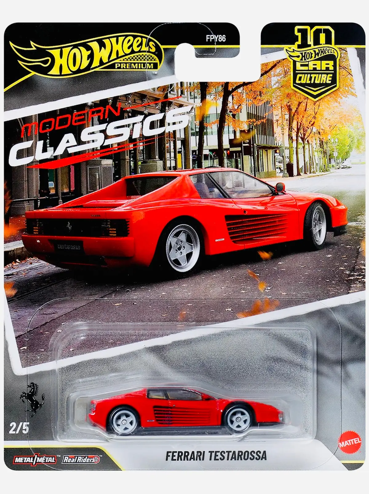 Hot Wheels 2026 Car Culture Modern Classics Ferrari Testarossa 1